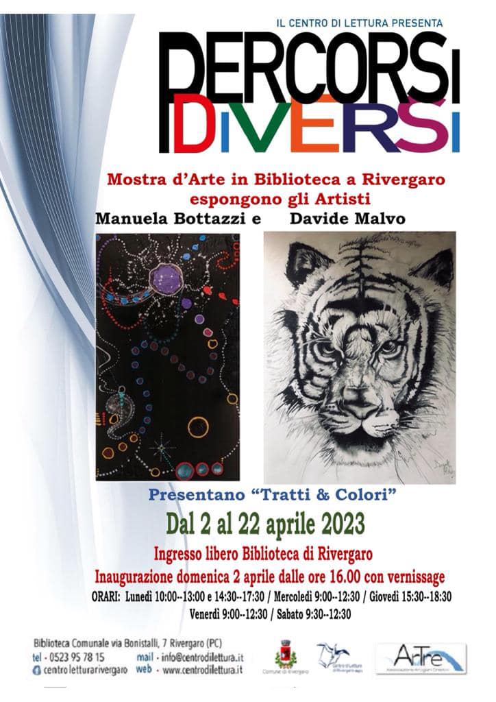 Inaugurazione mostra d’arte Percorsi Diversi “Tratti & Colori”