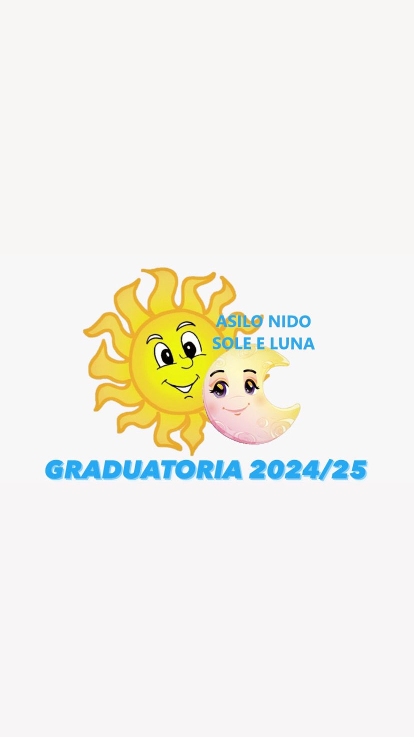  Graduatoria definitiva asilo nido "Sole e Luna" anno formativo 2024-25