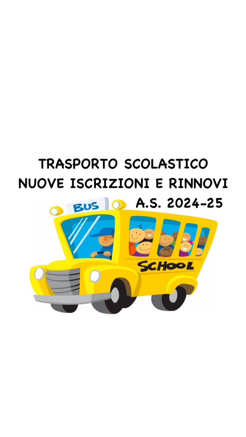 Iscrizioni e rinnovi servizio trasporto anno scolastico 2024-25
